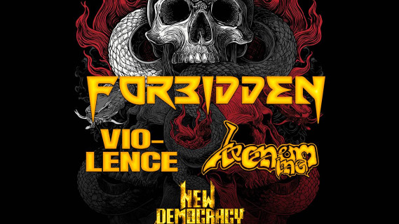 Dark Dimensions Fest 2026: Forbidden, Vio-Lence e Venom Inc. se unem em encontro histórico no Brasil