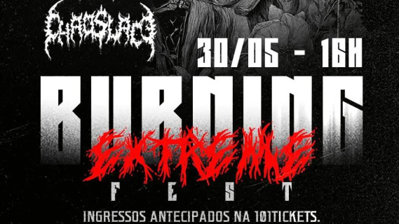 Burning Extreme Fest 2026 reúne pesos pesados do metal nacional em São Paulo no dia 30 de maio