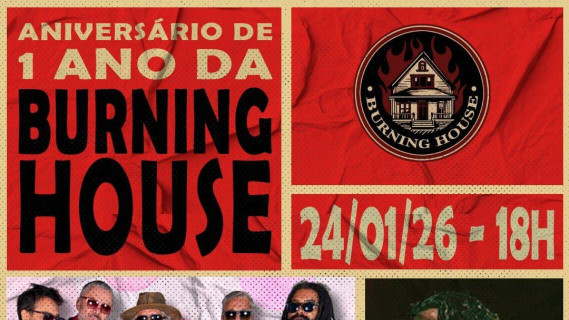 Burning House celebra aniversário de um ano com festa explosiva!