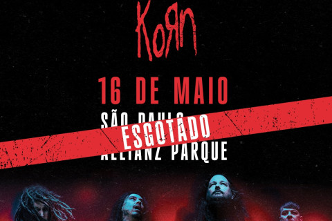 Korn volta ao Brasil para apresentação com ingressos esgotados em São Paulo