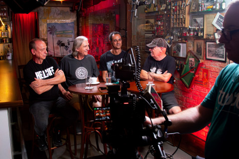 Clássicas e veteranas bandas gaúchas de rock protagonizam série "Rock do K7", que entra na fase de pós-produção