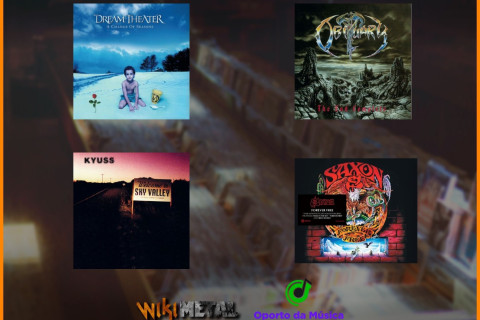 Álbuns do Dream Theater, Obituary, Kyuss e Saxon são disponibilizados em CD