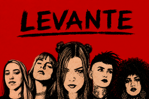 Drenna reúne cinco mulheres em “Levante”, manifesto feminista com rock visceral