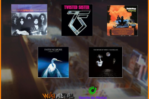 Álbuns do Deep Purple, Twisted Sister, Uriah Heep e mais são disponibilizados em CD