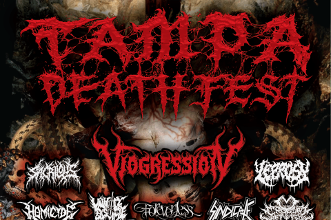 O TAMPA DEATH FEST anuncia a programação de 2026 com VIOGRESSION, NASTY SAVAGE, LEPROSY, GANGRENESIA e muito mais!