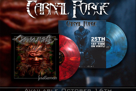 Os titãs suecos do thrash/death metal, Carnal Forge, anunciam relançamentos em vinil dos álbuns clássicos 'Firedemon' e 'Please... Die!'