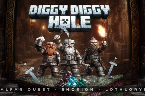 Àlfar Quest, Enorion e Lothlöryen unem forças em versão para "Diggy Diggy Hole" do Yogscast